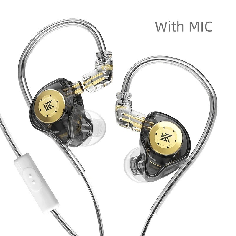 Kz Edx Pro Earphones Dynamic in Ear Monitor Hifi Wired Headphones Bass Stereo Ga