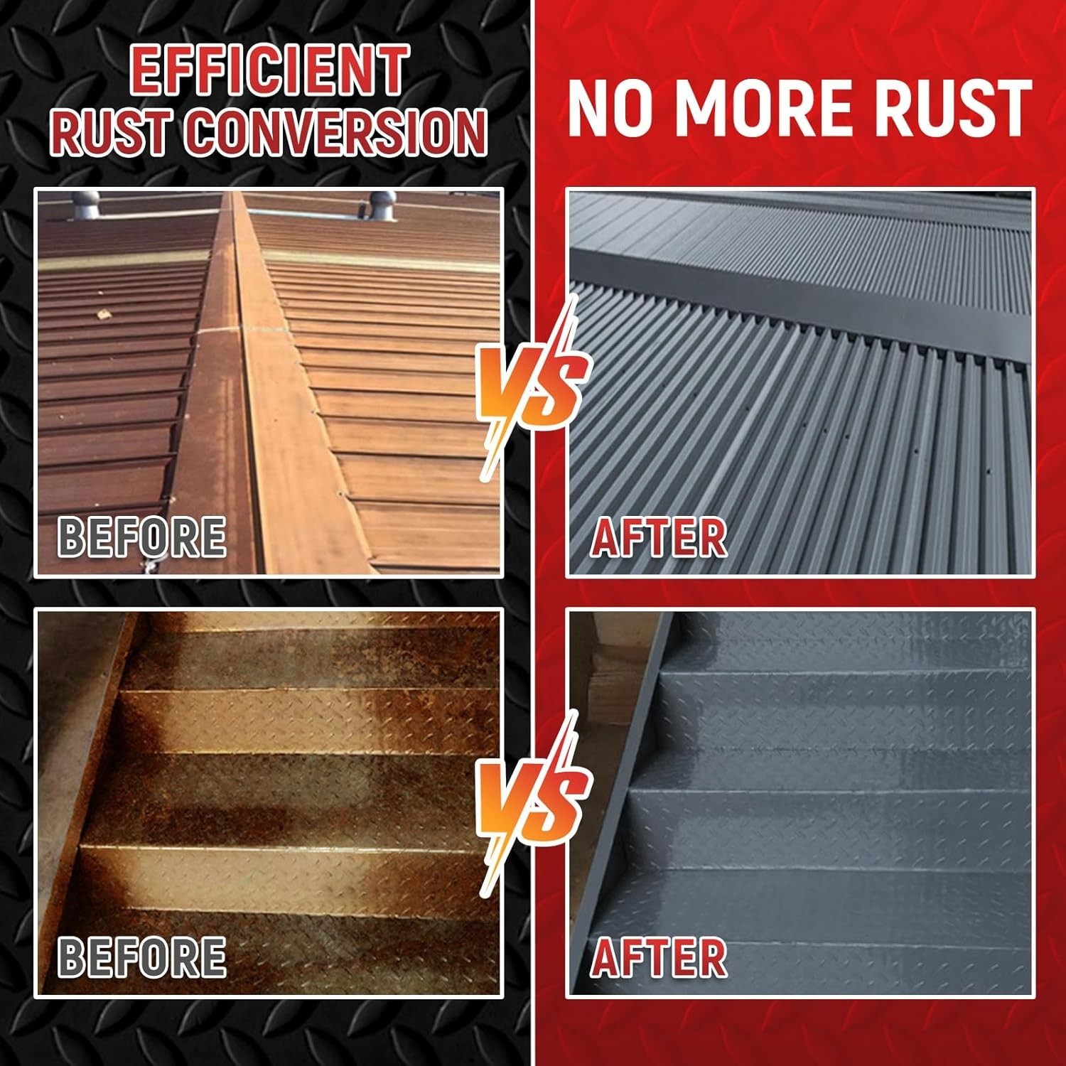 32 Fl Oz Grey Anti-Rust Metal Paint - Versatile Rust Prevention Formula