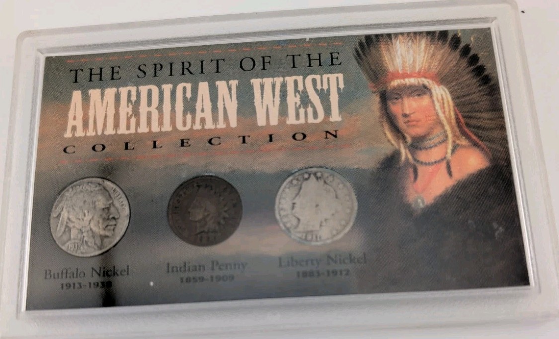 Spirit Of The American West Collection - Buffalo + liberty nickel - Indian penny