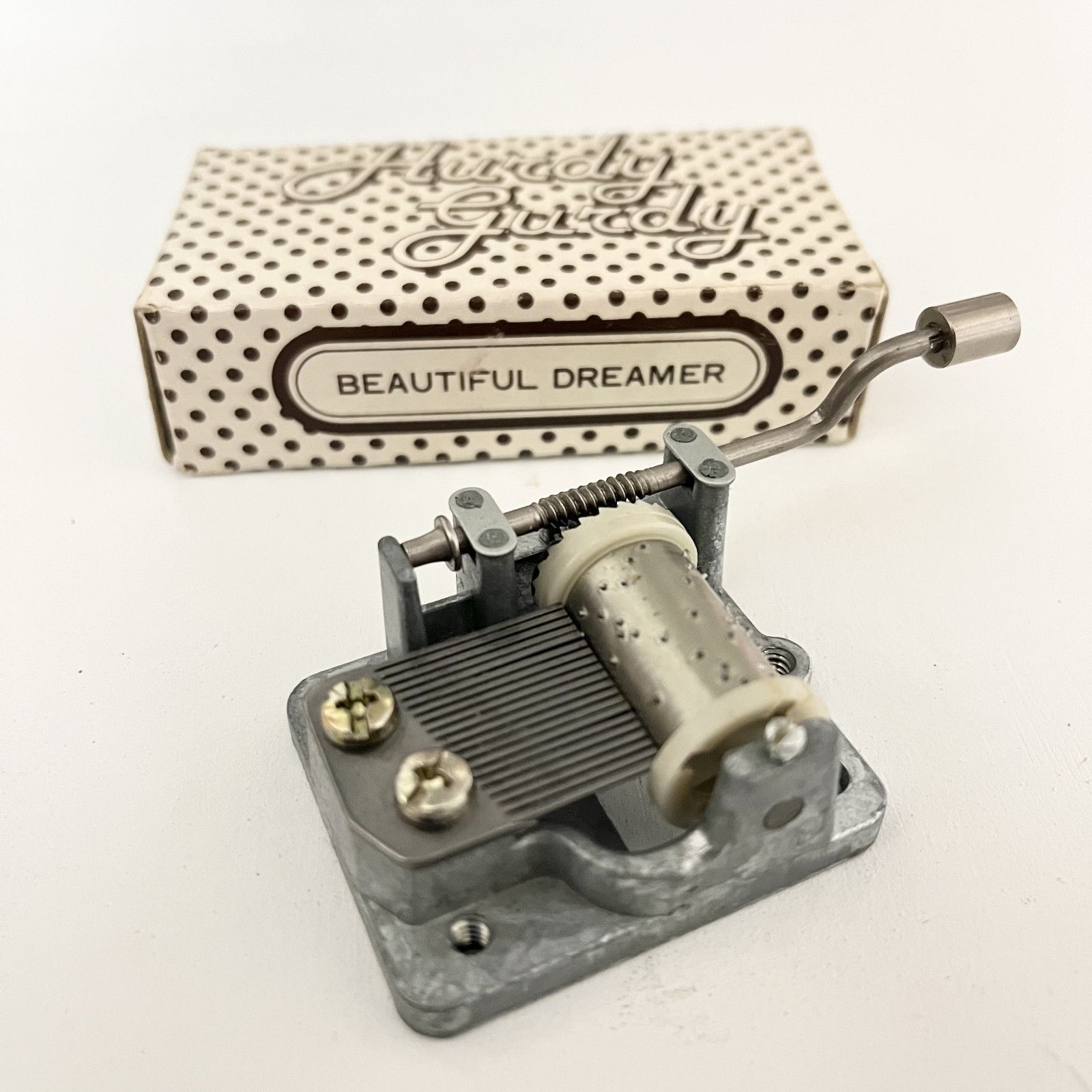 Hand Crank Music Box Vintage Beautiful Dreamer