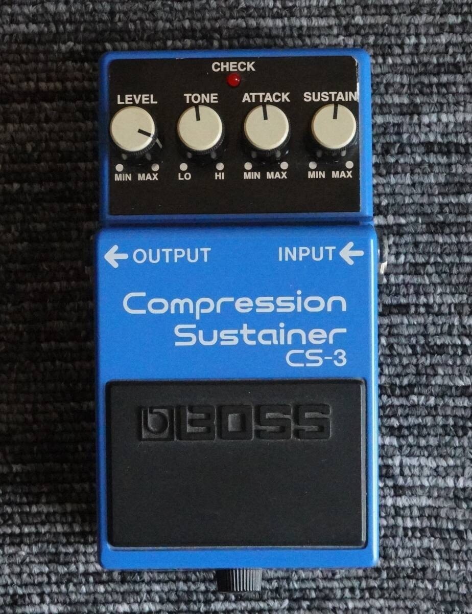 Boss CS-3 PSA Compression Sustainer Guitar Effects Pedal In Good Condition