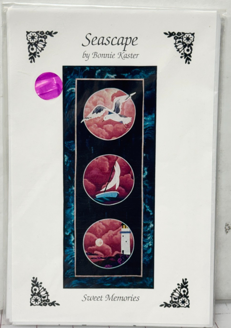 Seascape Quilt Pattern Bonnie Sweet Memories #705 NIP NOS 16"x38"