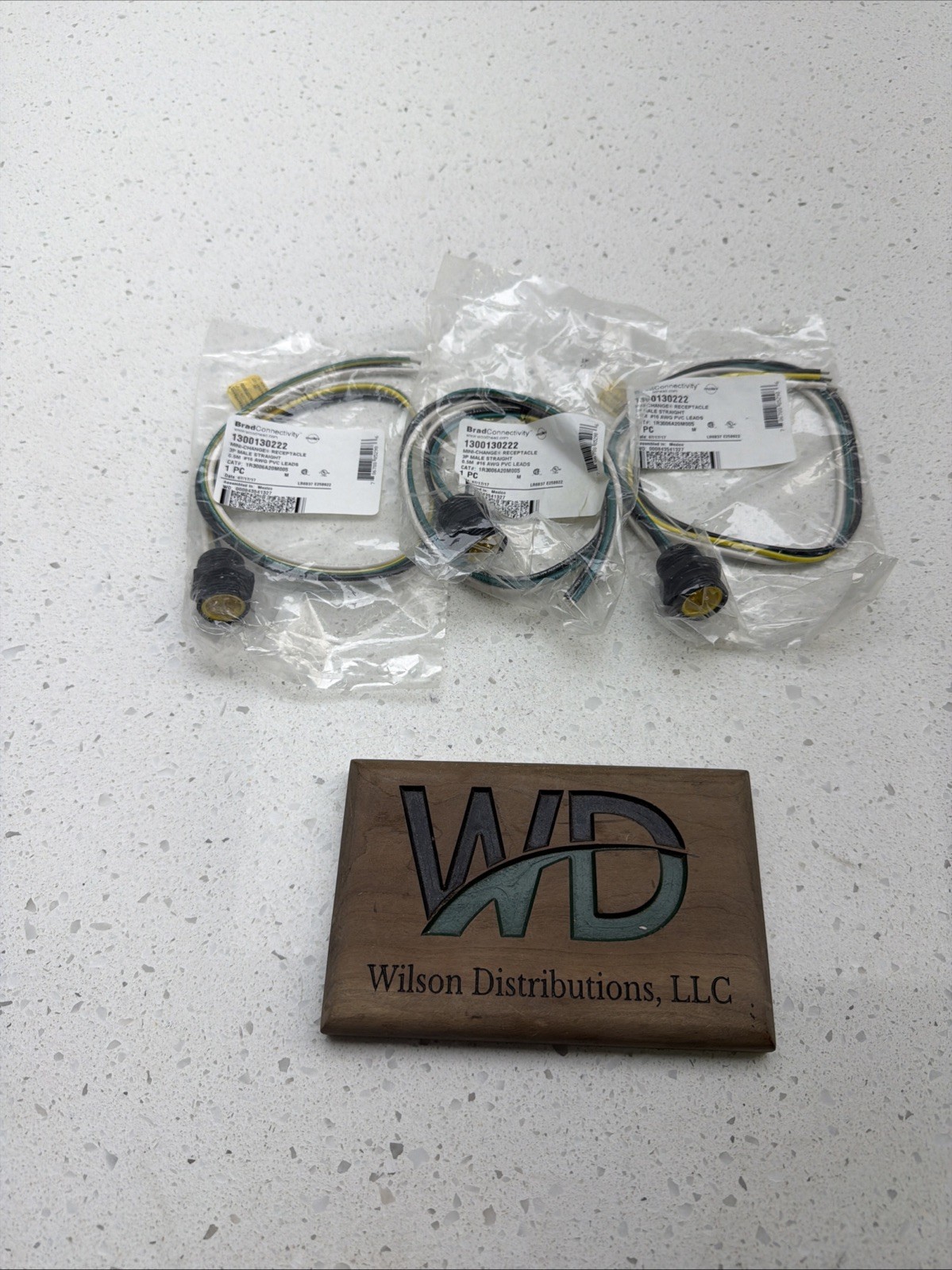 SEALED Brad Connectivity Molex 1300130222 Receptacle 1R3006A20M005 (Lot Of 3)