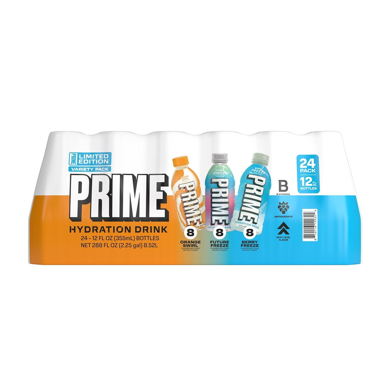 Prime Hydration Drink Variety Pack, 12 fl. oz., 24 pk.