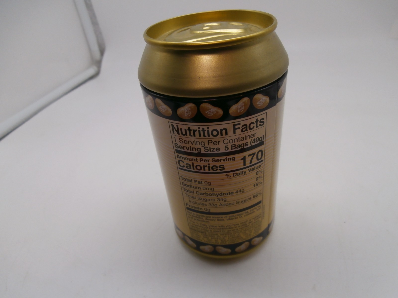 Jelly Belly Draft Beer Flavored Jelly Bean Tin Can (empty)