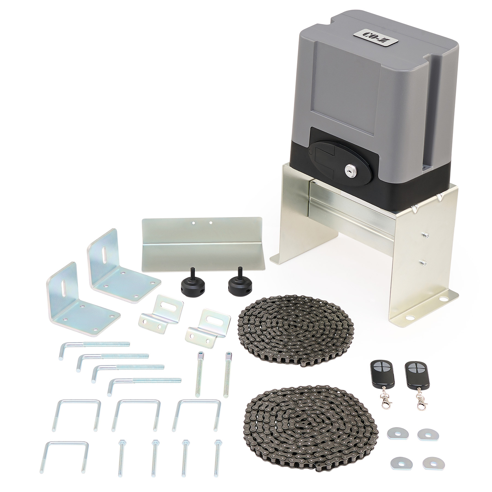 Automatic Gate Opener Operator w/ Remote Control Electric Premium Motor 1400Lb