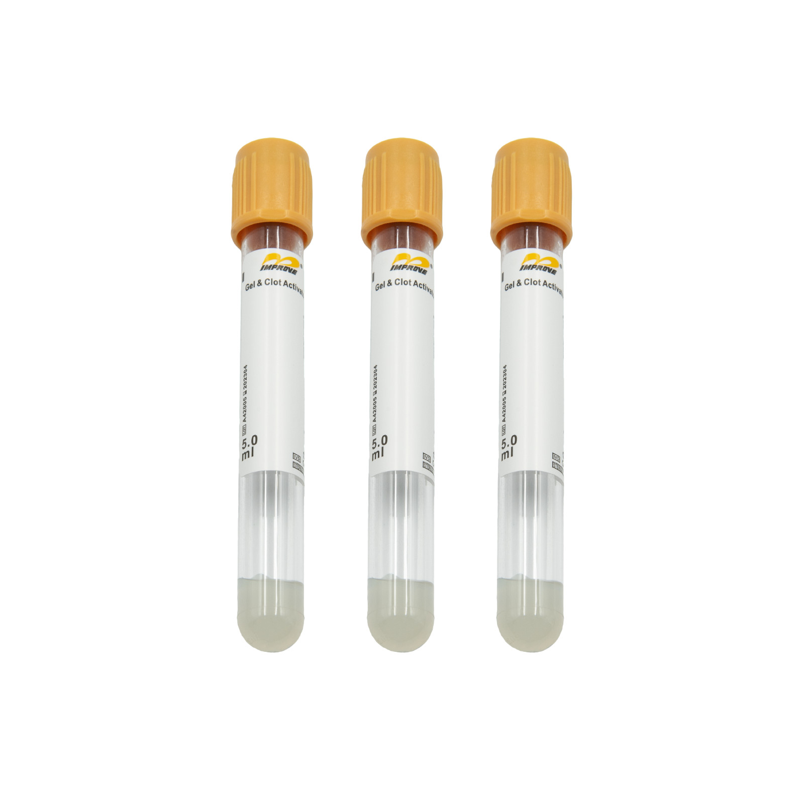 IMPROVACUTER® Gel and Clot Activator Tubes (SST Tube), 5ml, 13x100mm