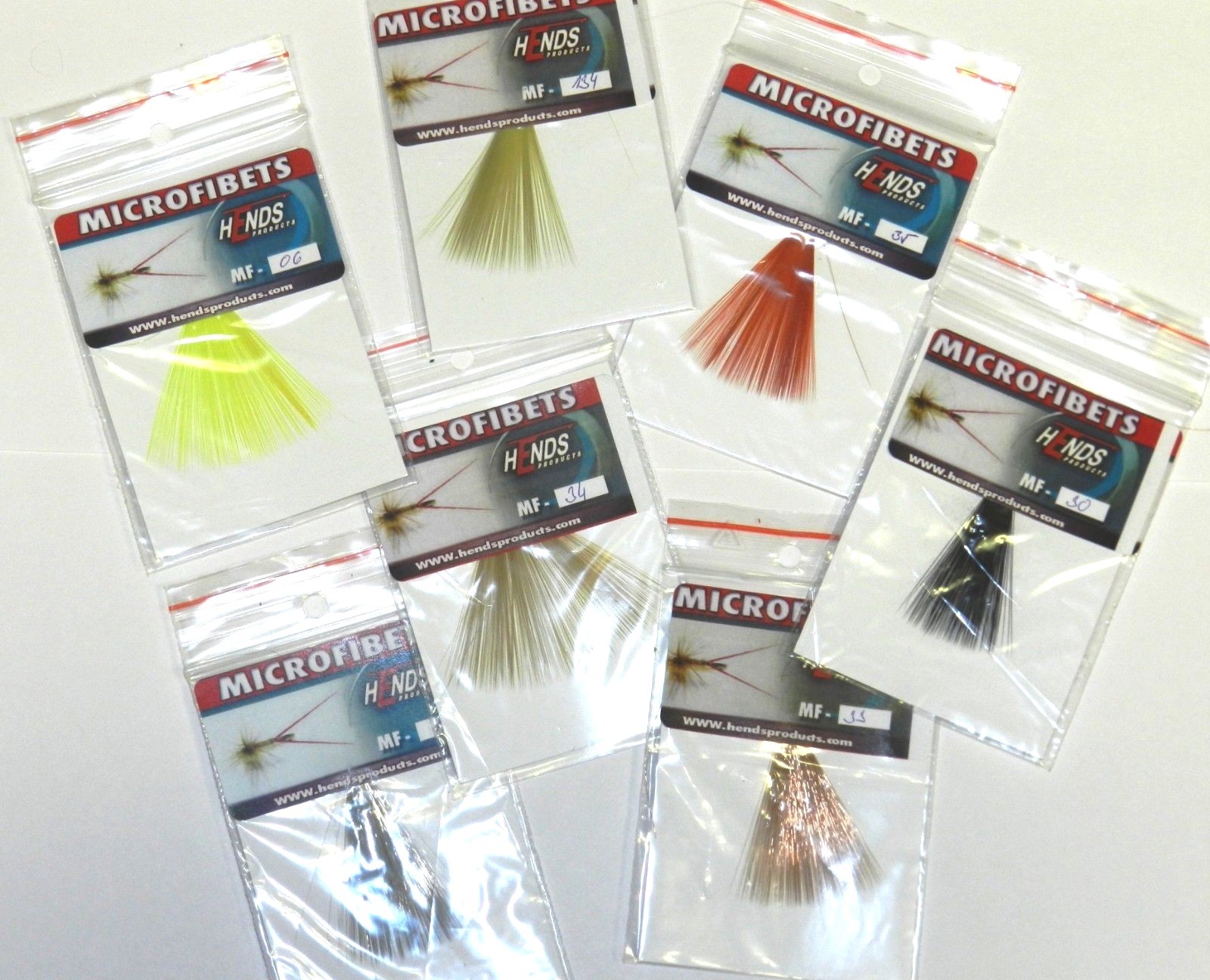HENDS SYNTHETIC MICROFIBETS Fly Tying Tailing Material You Pick Color