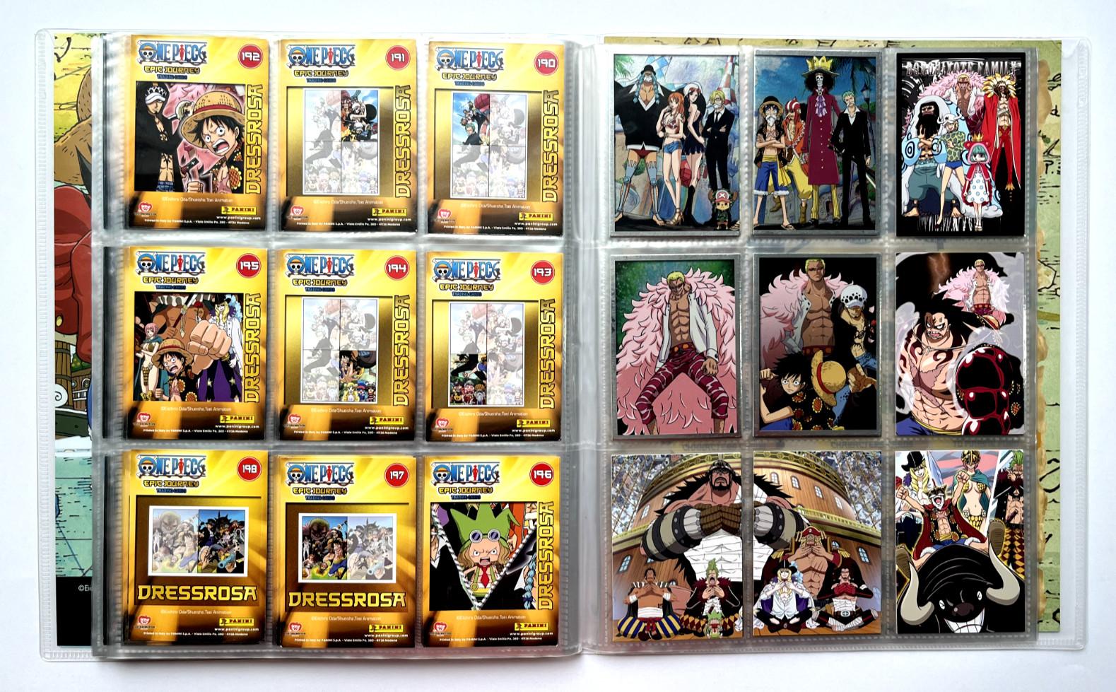 2022 ONE PIECE EPIC JOURNEY Cards - Full Set 234/234 Panini Monkey D. Luffy