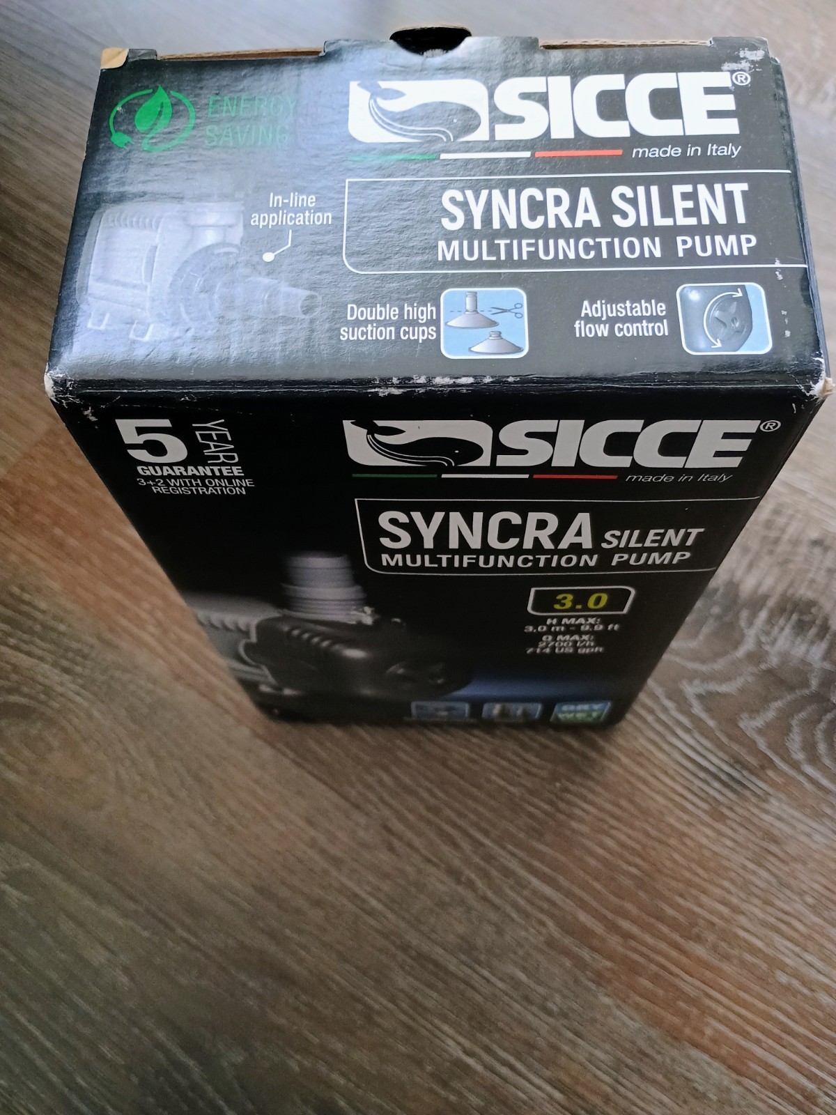 Sicce Syncra Silent 3.0 Multifunction Aquarium Water Pump RSYH03E - 714 GPH