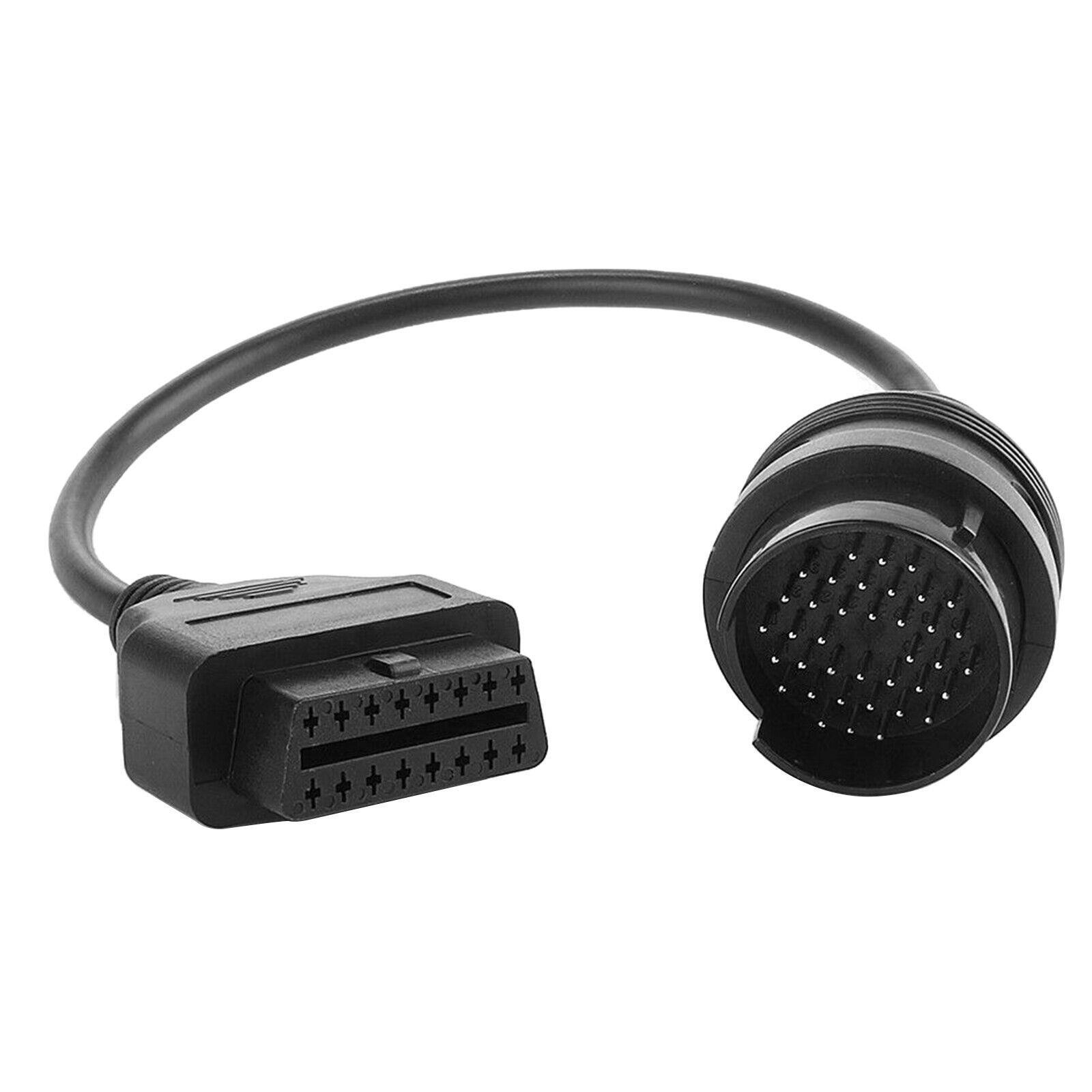 38 Pin Male to OBD2 16 Pin Female Cable Connector OBD1 to OBD2 For Iveco Truck
