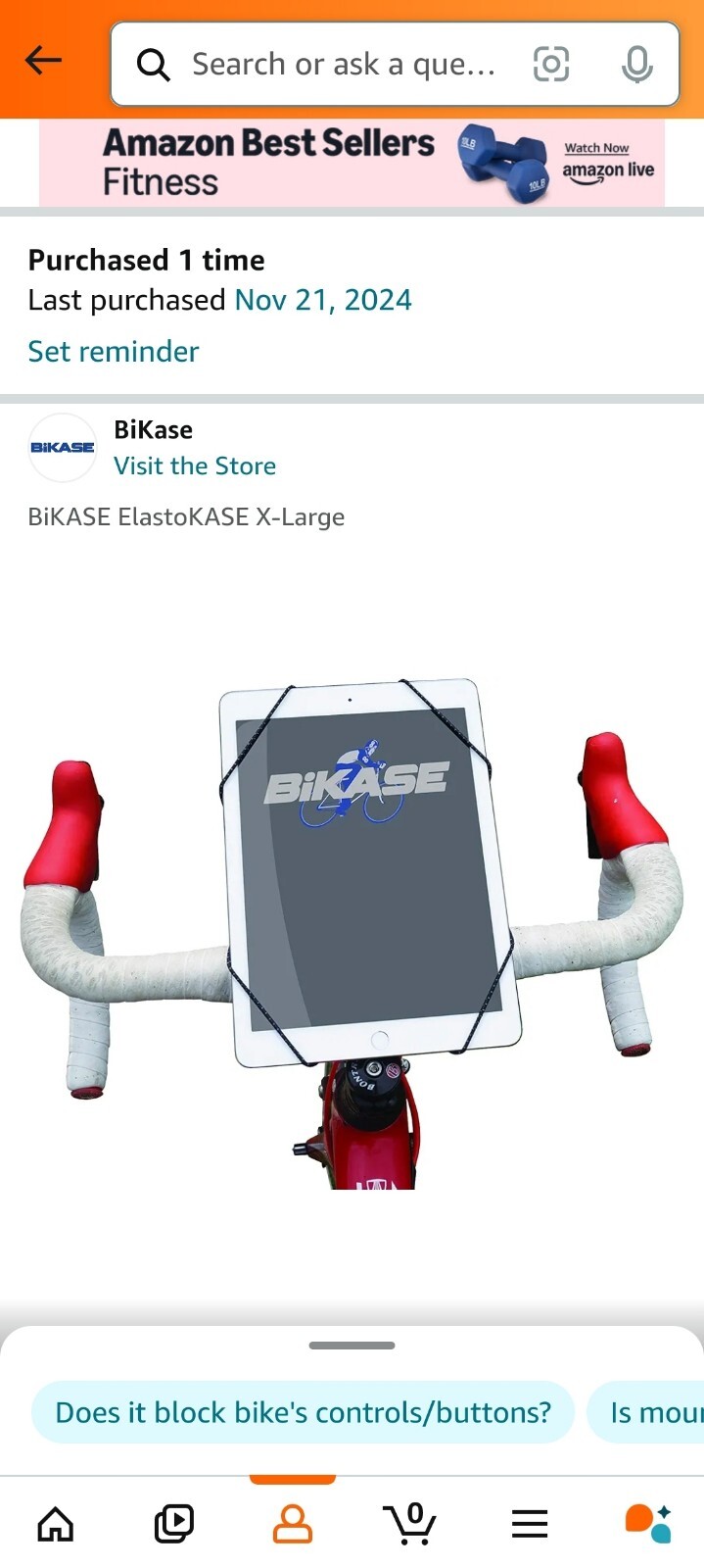 Bikase Elastokase XL Tablet holder