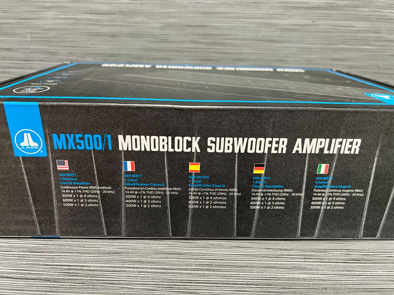 JL AUDIO MX500/1 MARINE/POWERSPORTS MONOBLOCK AMPLIFIER JL AUDIO COMPACT AMP