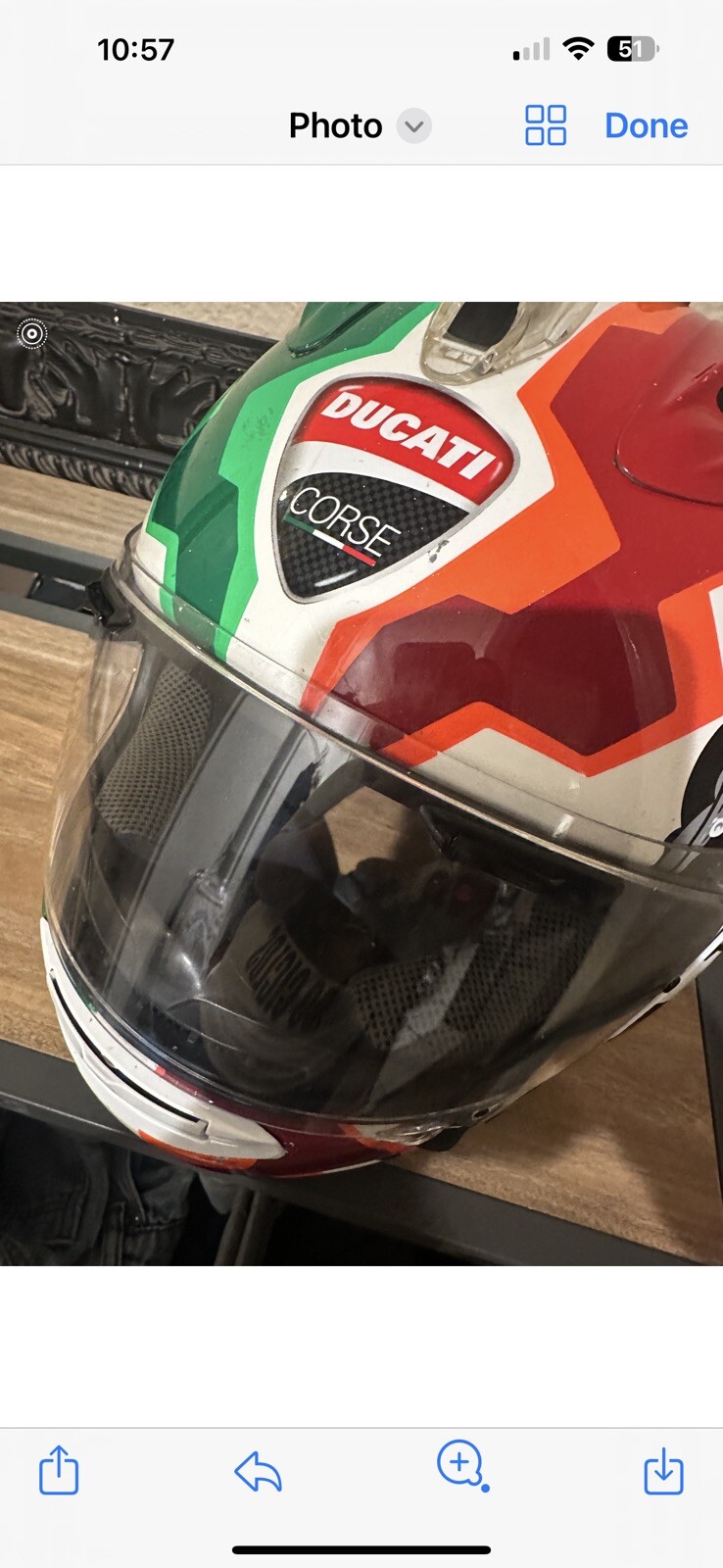Arai Corsair X Ducati Corse Edition - Medium