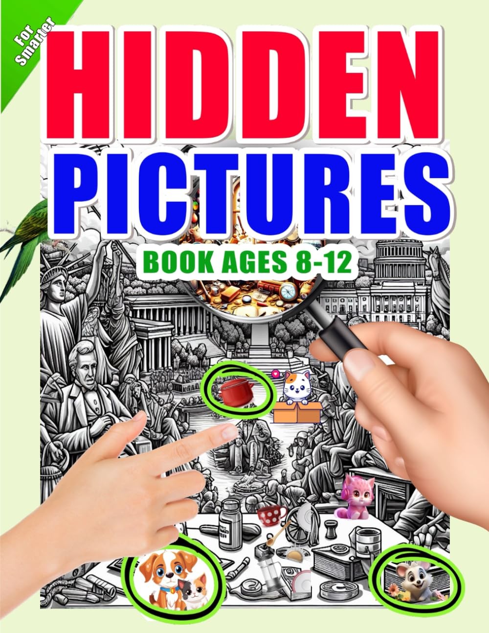 hidden pictures book ages 8-12: Hidden Objects Activity Book : Exclusively for t