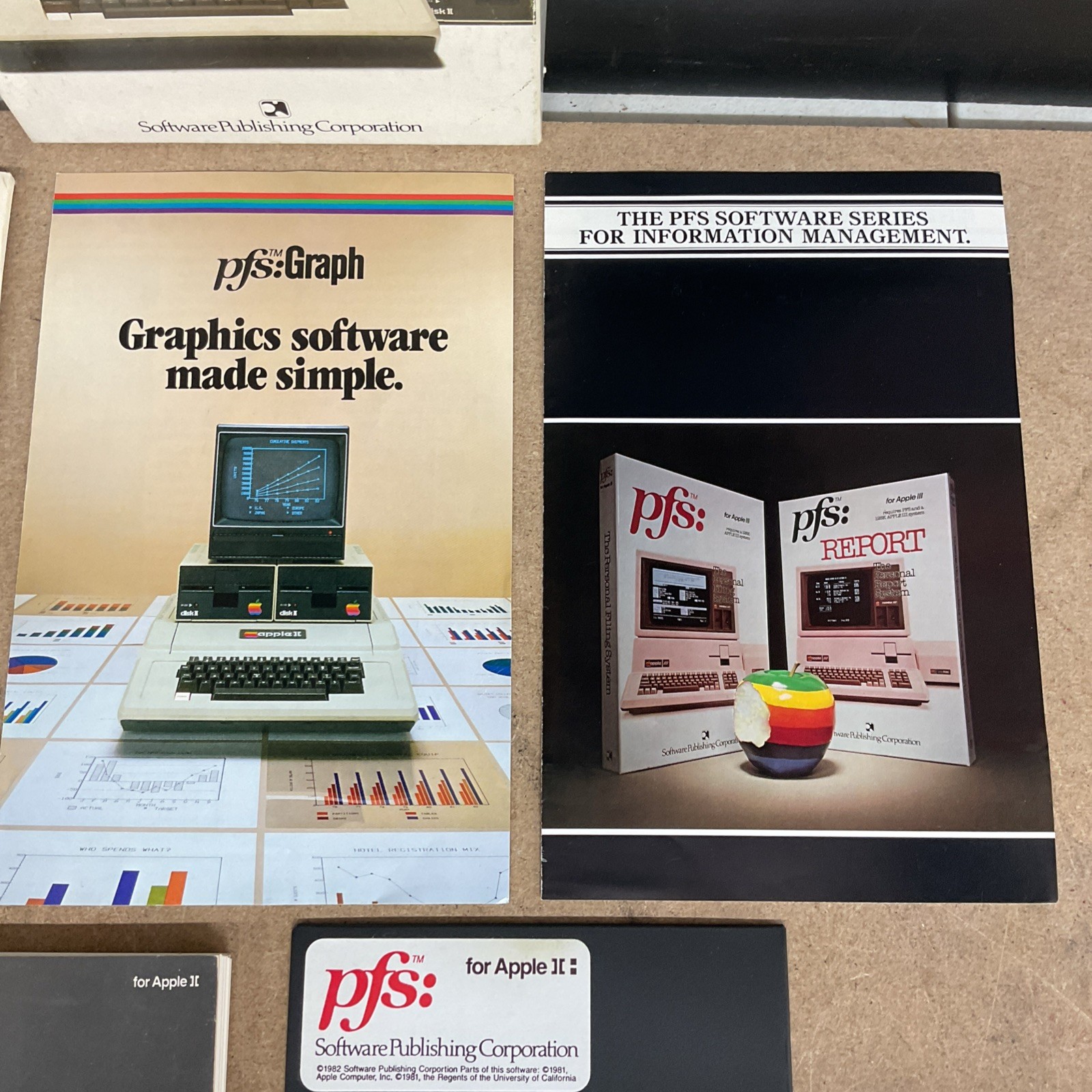 Software Publishing Corporation PFS For Apple II The Personal Filing System