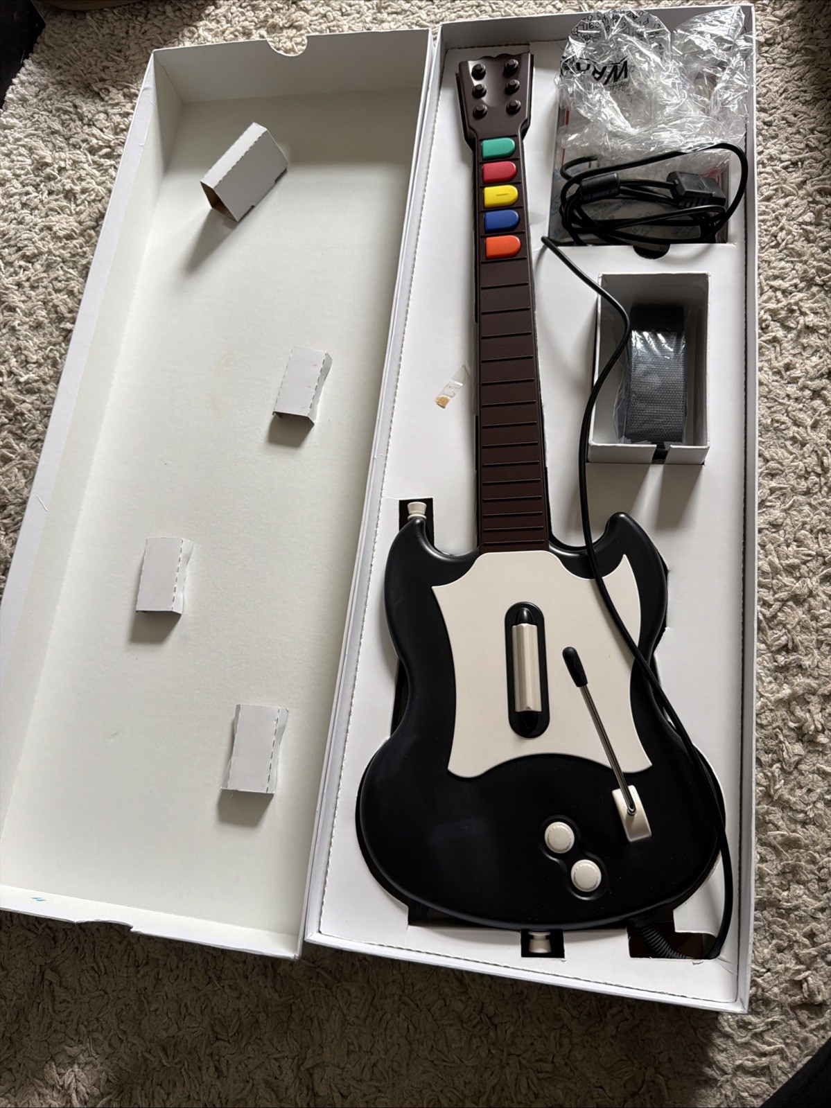PS2 Guitar Hero Guitar Controller Bundle *No Game Untested.