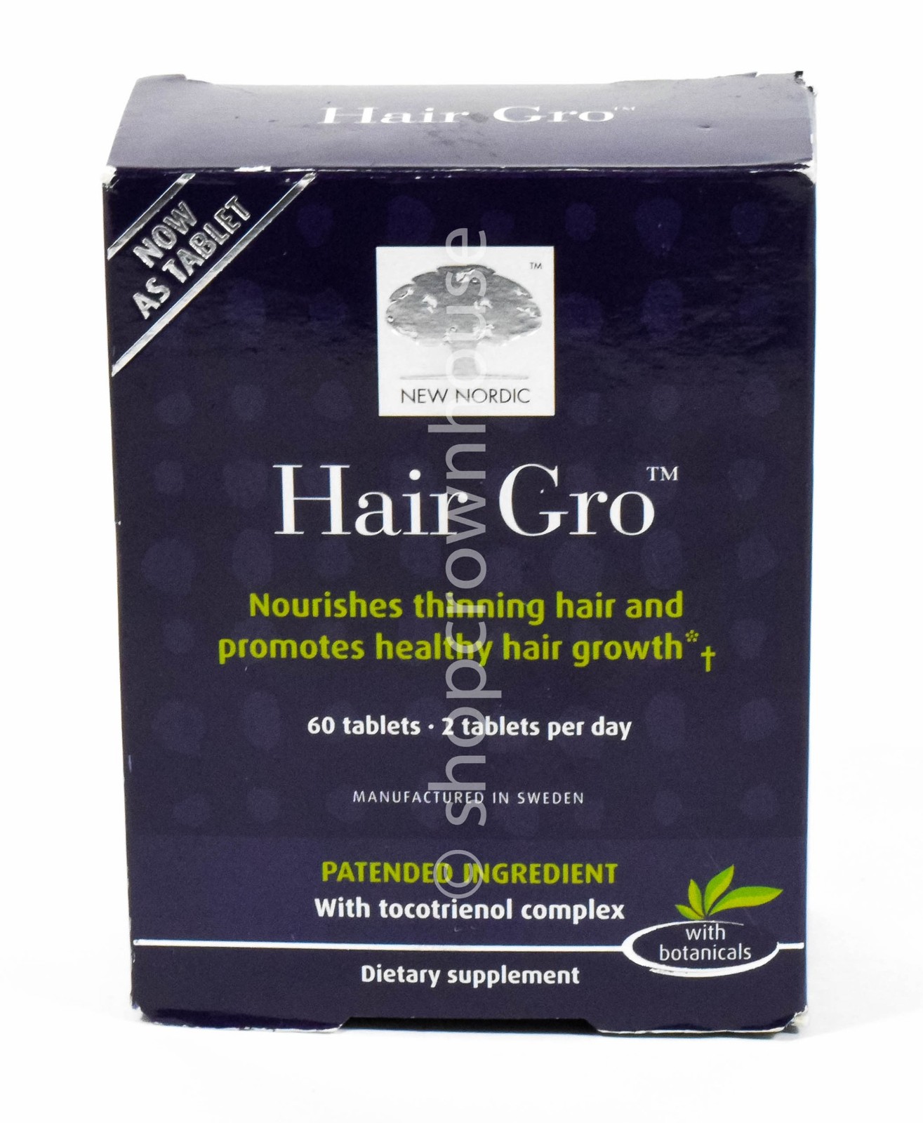 New Nordic HAIR GRO Nourishes Thinning & Promotes Growth 60 tablets NIB 11/2026