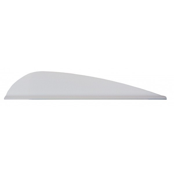 AAE - ELITE PLASTIFLETCH VANE - 2.70" - WHITE - 100 PACK