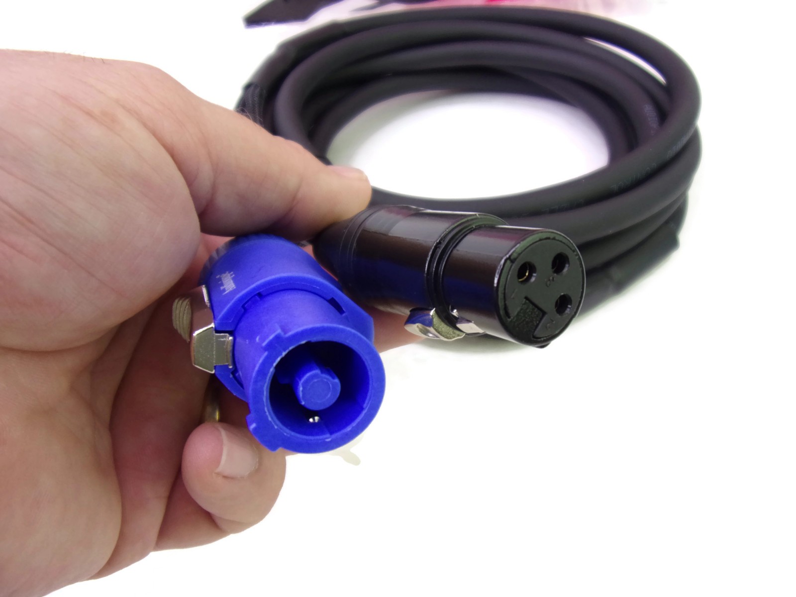 Audiopipe 12Ft DMX Extension Cable w/ Power & XLR Connectors EX-PWC-DMX-12 NIP