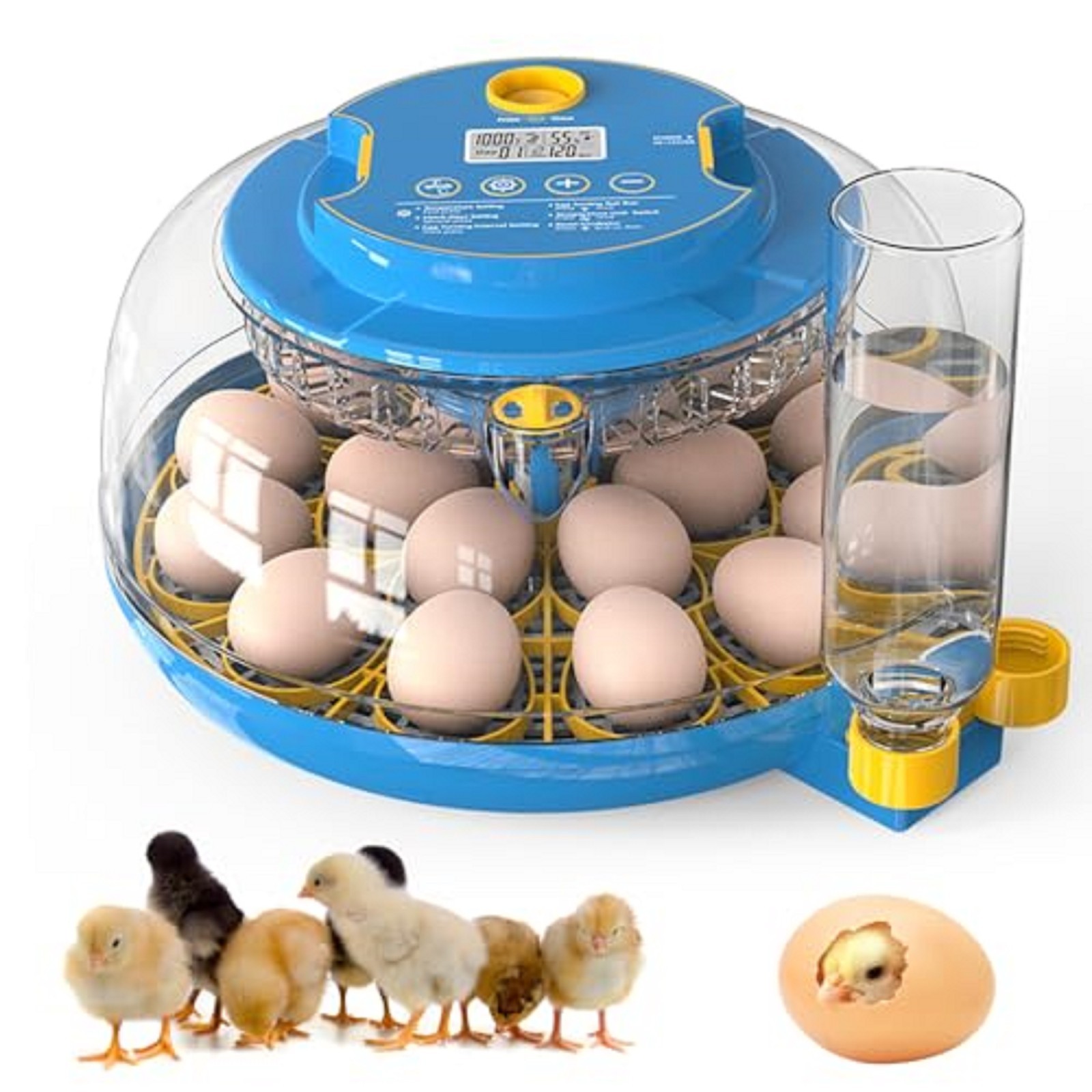 Incubators for Hatching Eggs, Egg Incubator with Automatic Egg Turning and Humid