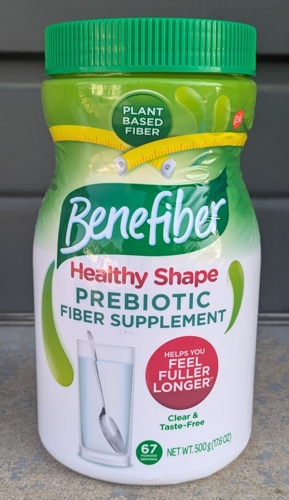 Benefiber Healthy Shape Prebiotic Fiber Supplement 17.6oz Exp. 9/26