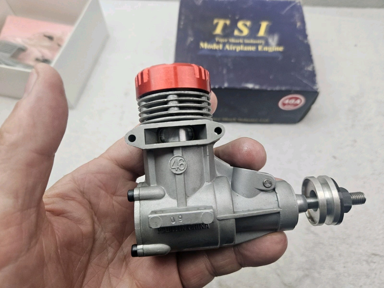 TIGER SHARK 46A RC ENGINE NEW IN OPEN BOX
