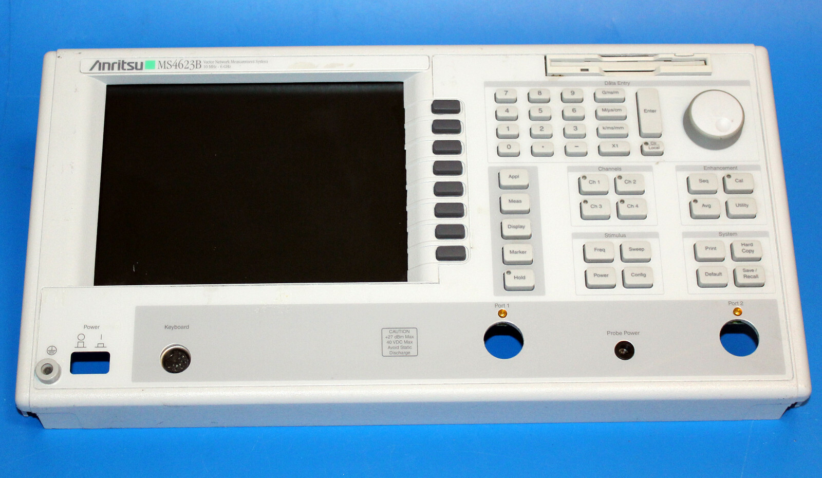Anritsu MS4623B Network Analyzer Front Panel With Display & Keys Diskette Drive