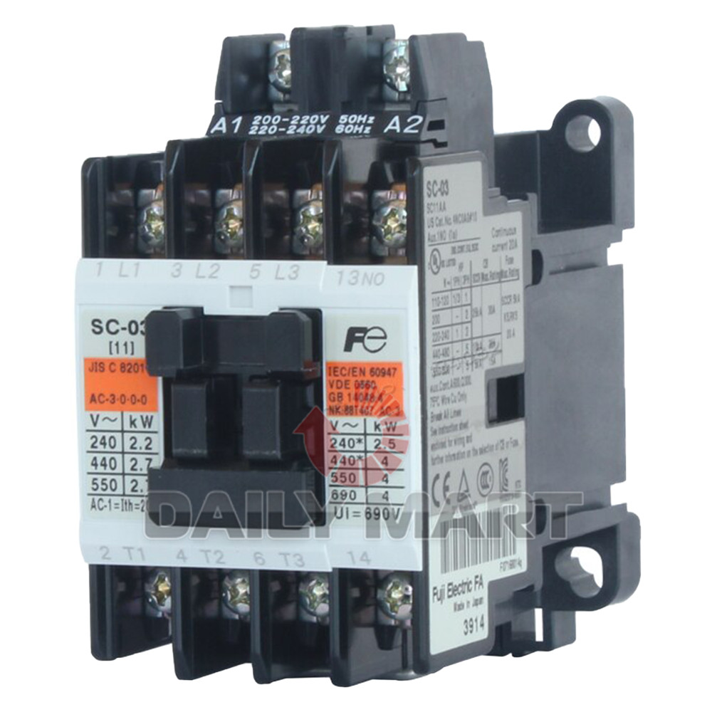 New In Box FUJI SC-03 Electromagnetic Contactor AC220V