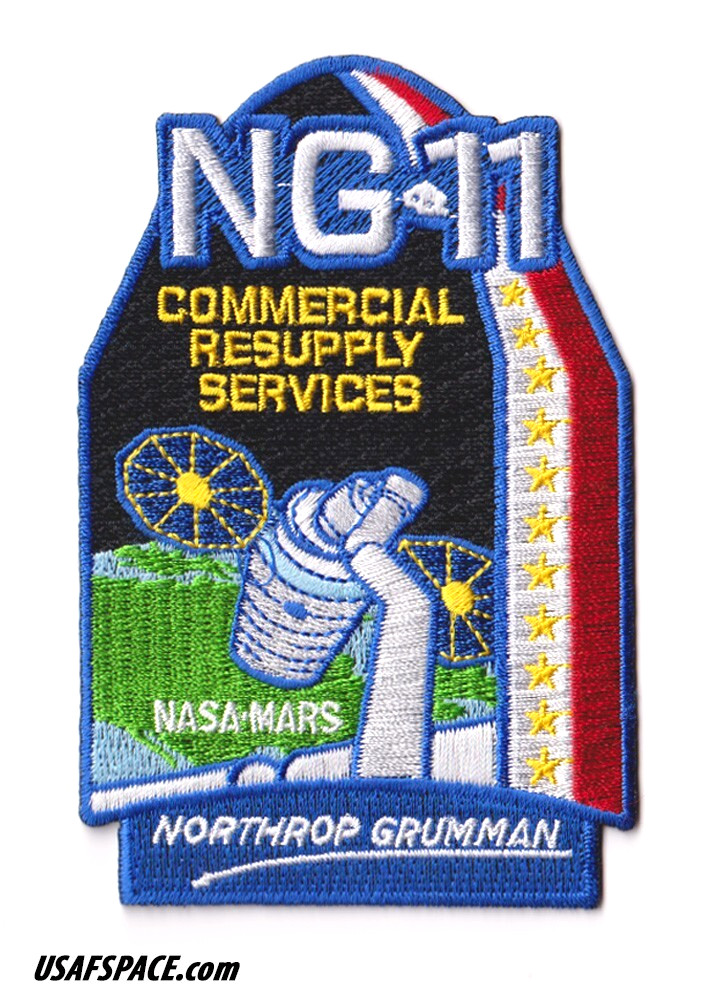 Authentic CYGNUS NG-11 NORTHROP GRUMMAN NASA ISS RESUPLY SERVICES Mission PATCH