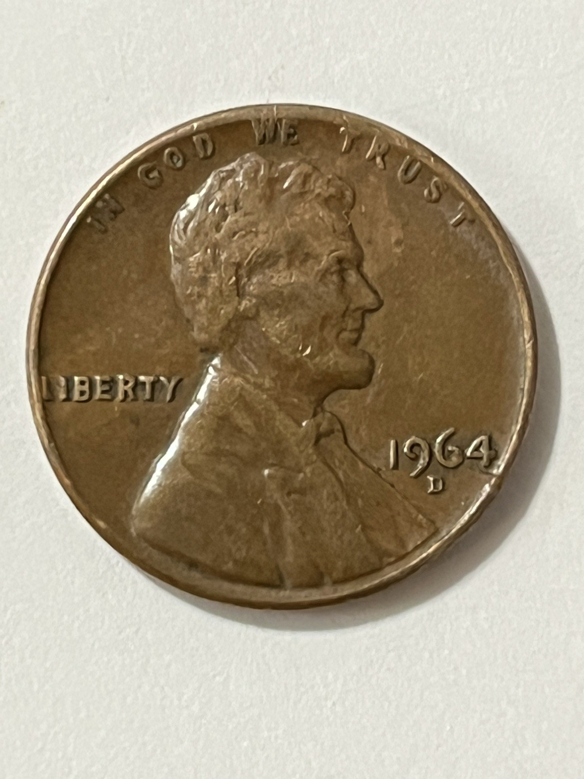 1964-D ERROR COIN DDO Denver mint “L” in Liberty on rim FREE SHIPPING!