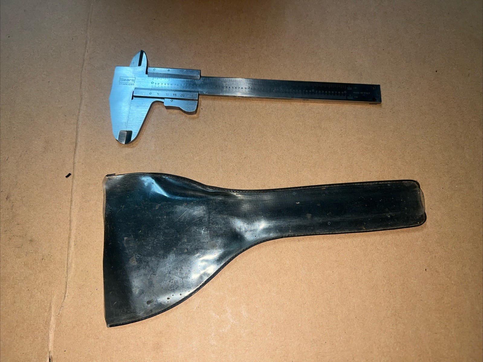 Vintage Sears Craftsman 6" Manual VERNIER Caliper Stainless MADE IN ITALY