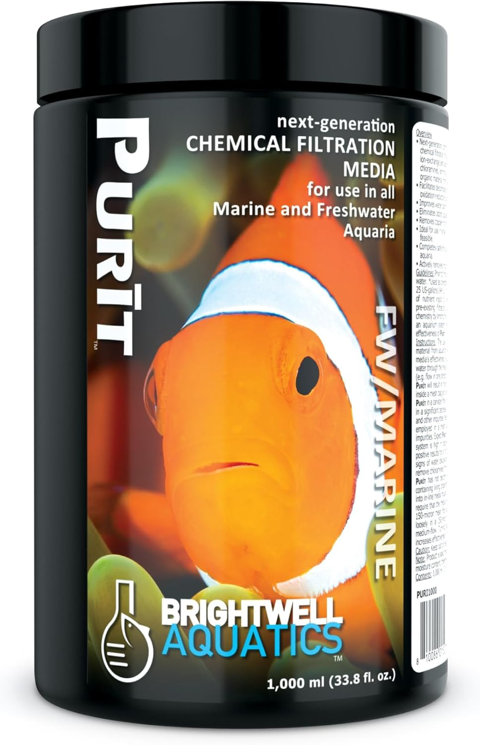 - Purit Next-Generation Chemical Filtration Media - for Use in All Marine and Fr