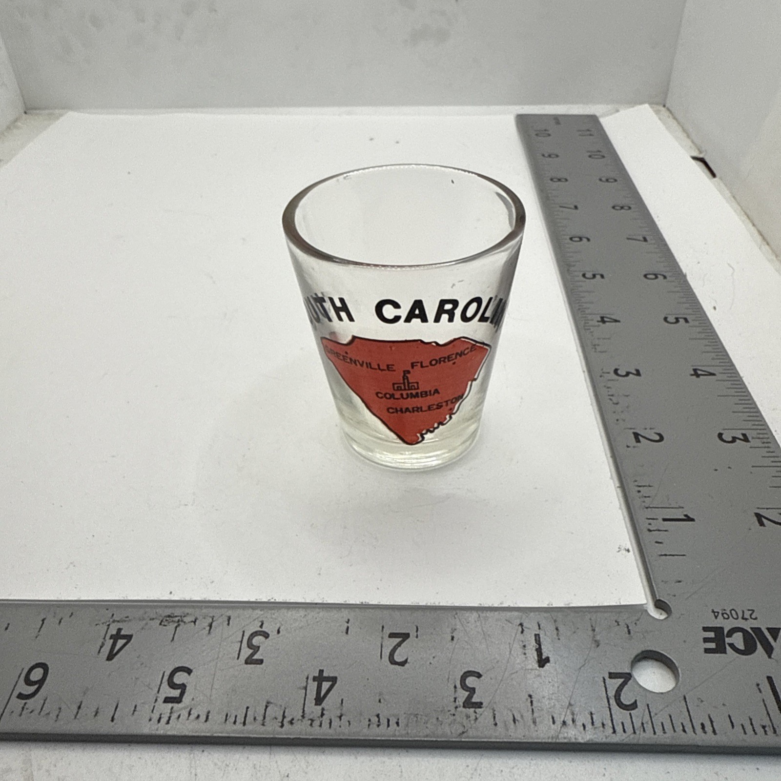 South Carolina state map Shotglass shotglass 84C-1745T