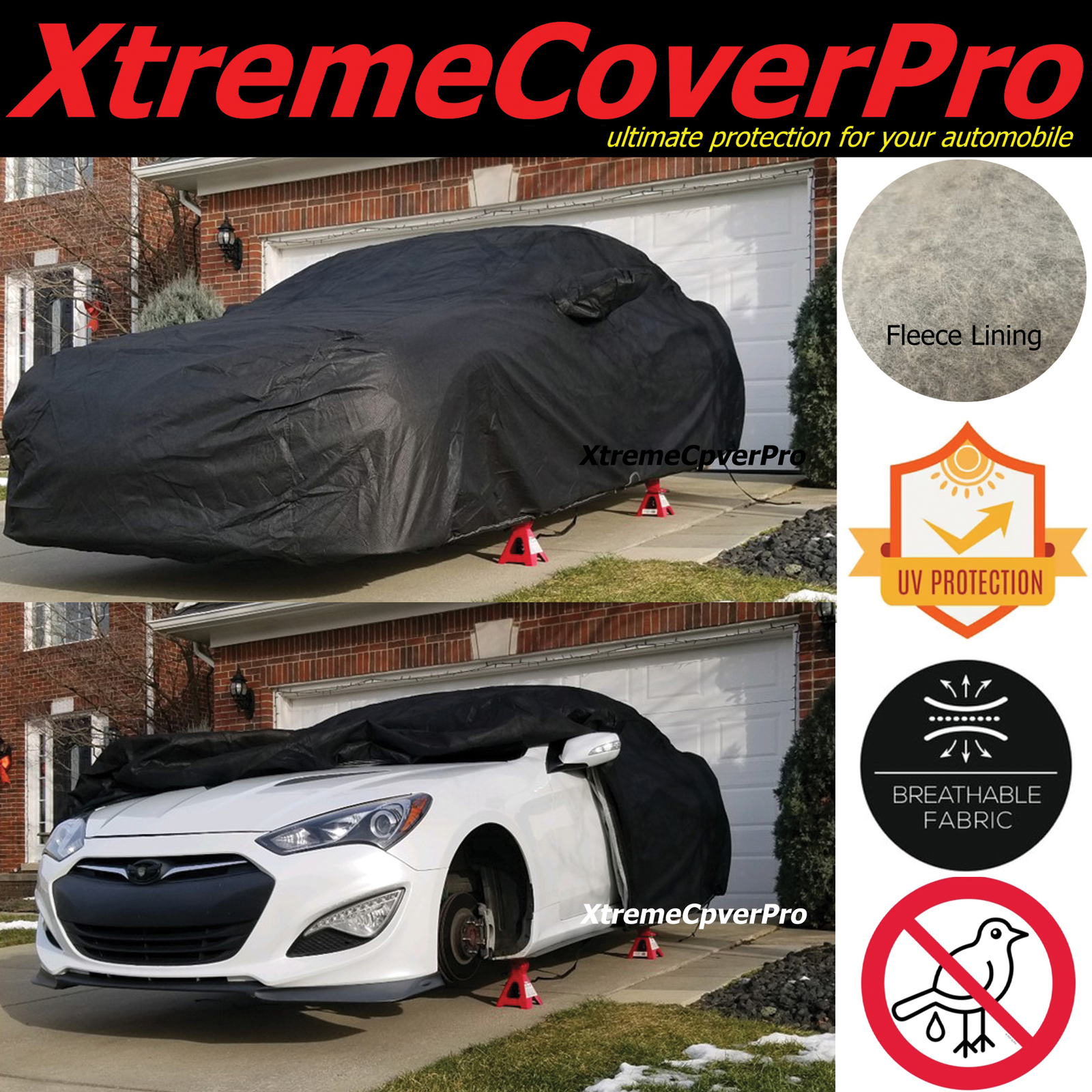 2014 Chevrolet Malibu Breathable Car Cover w/ fleece