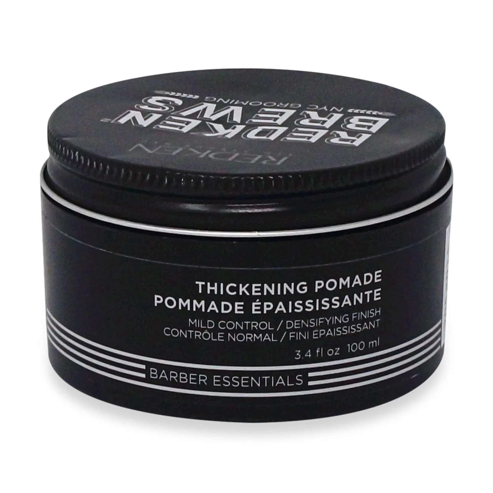 Redken Brews Mens Hair Thickening Pomade Mild Control 3.4 oz 100 ml