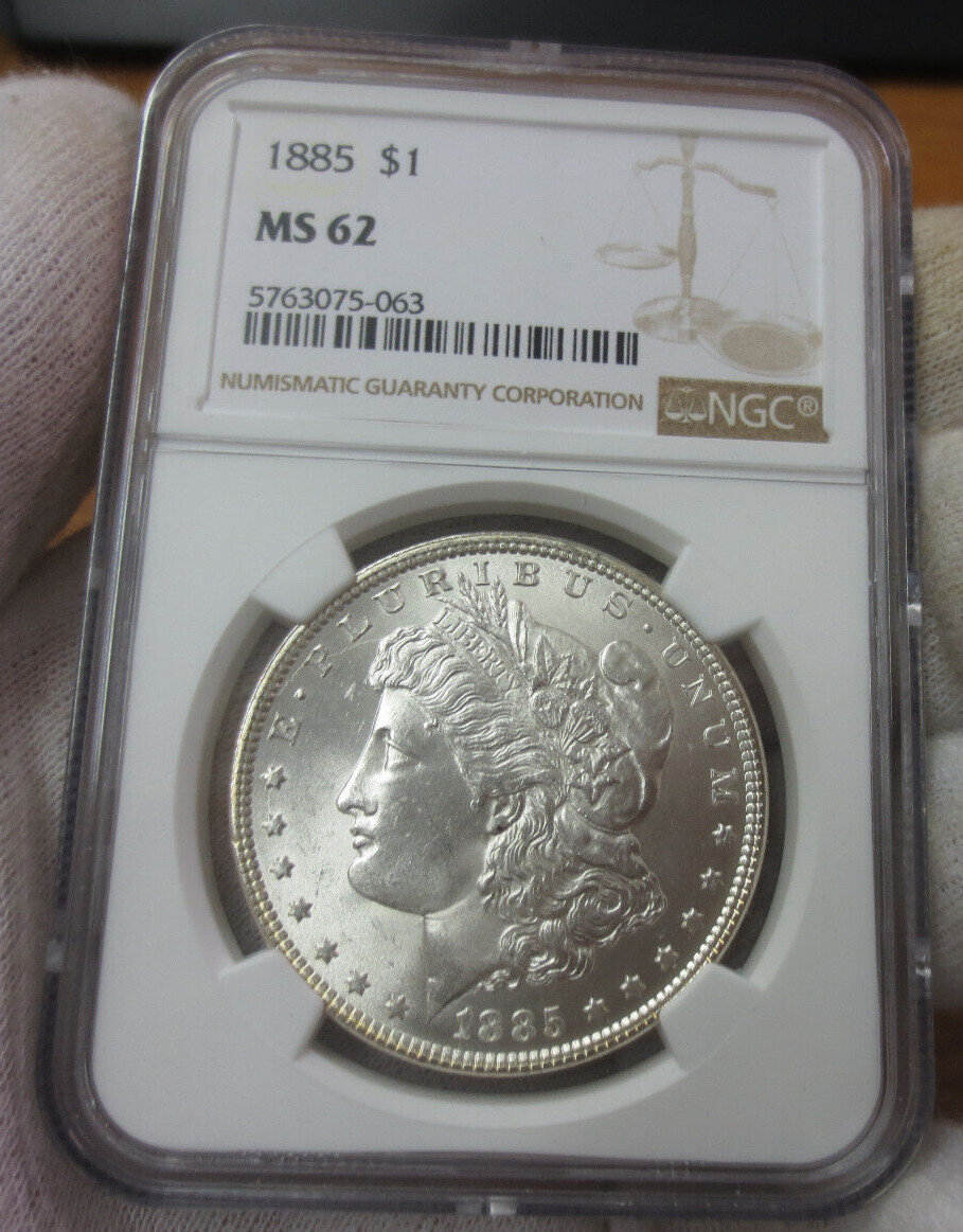 1885P Morgan Dollar NGC MS62 (063) (Undergraded - NICE COIN) BLAZER