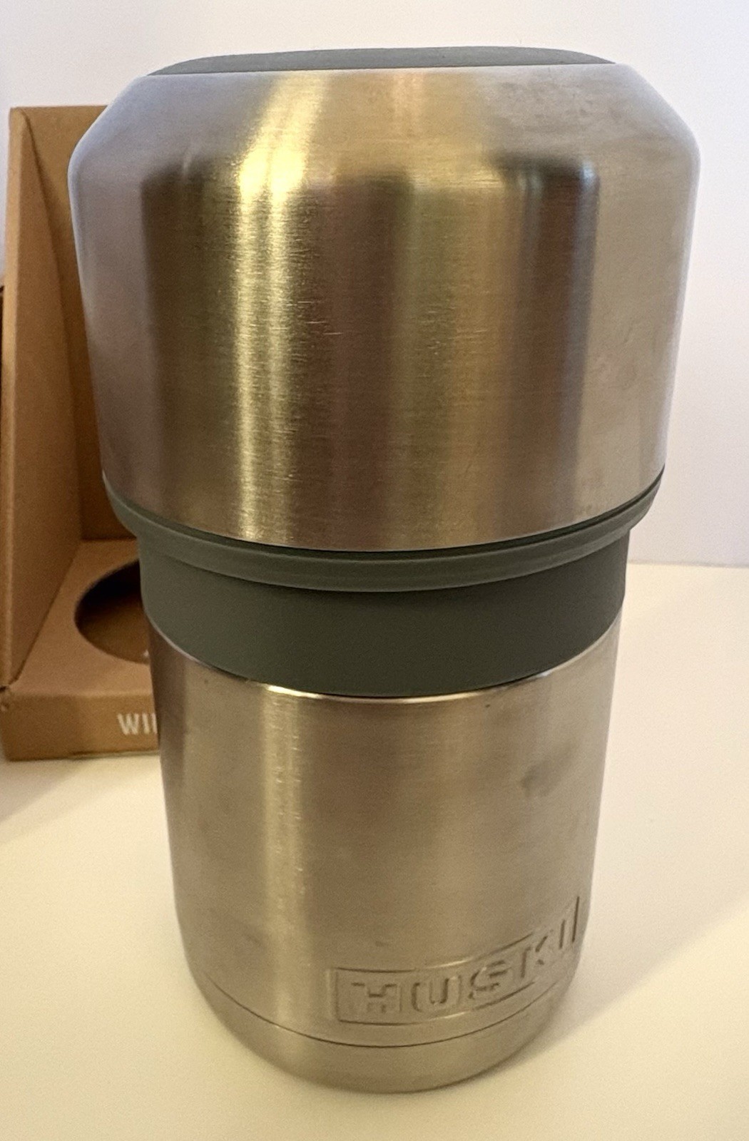HUSKI Brushed Stainless Steel Wine Cooler