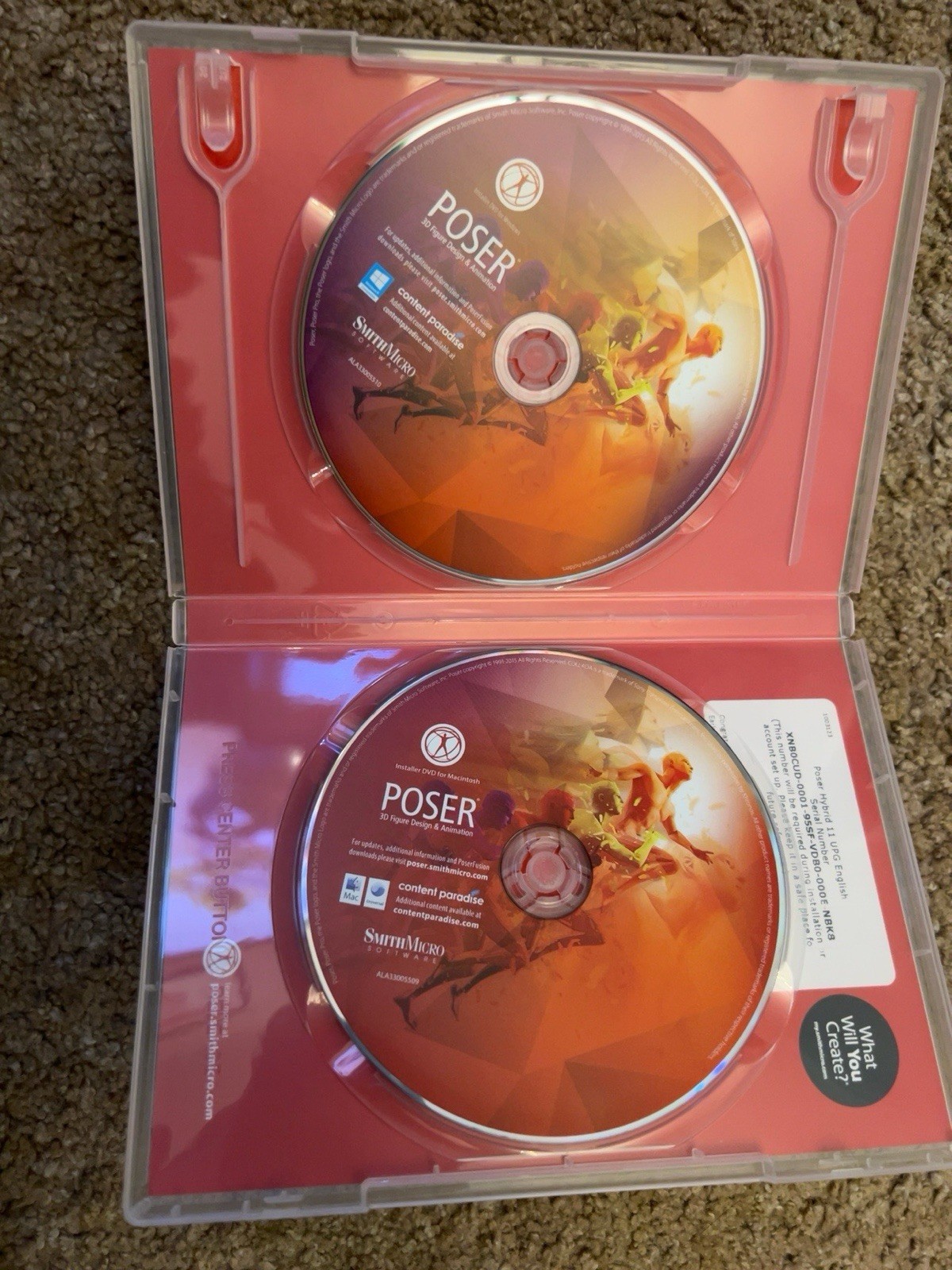 Smith Micro Poser 11 Upgrade 3D Modeling & Rendering Software DVD Windows/Mac