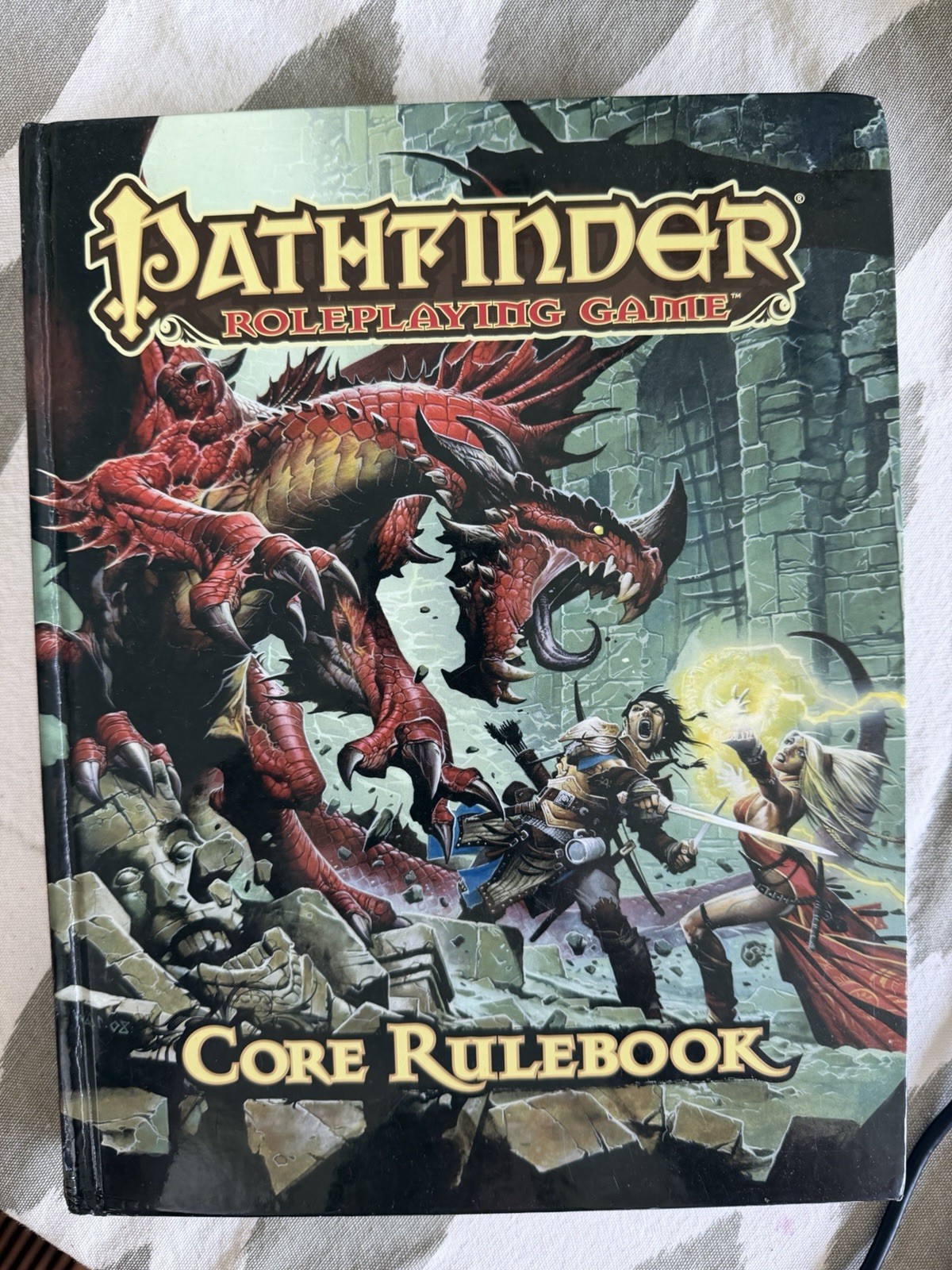 Pathfinder RPG Core Rulebook Hardcover First Printing August 2009 Paizo 1E