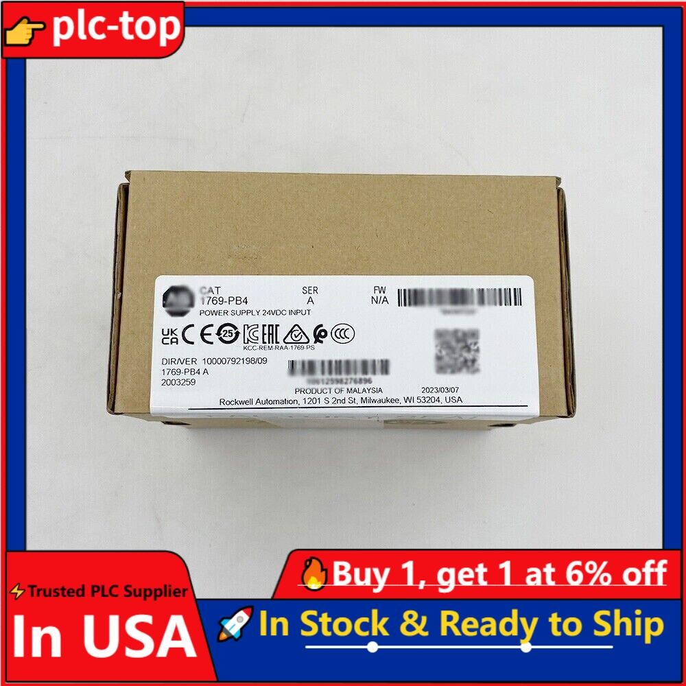 New Factory Sealed AB 1769-PB4 SER A CompactLogix Power Supply Module 1769PB4