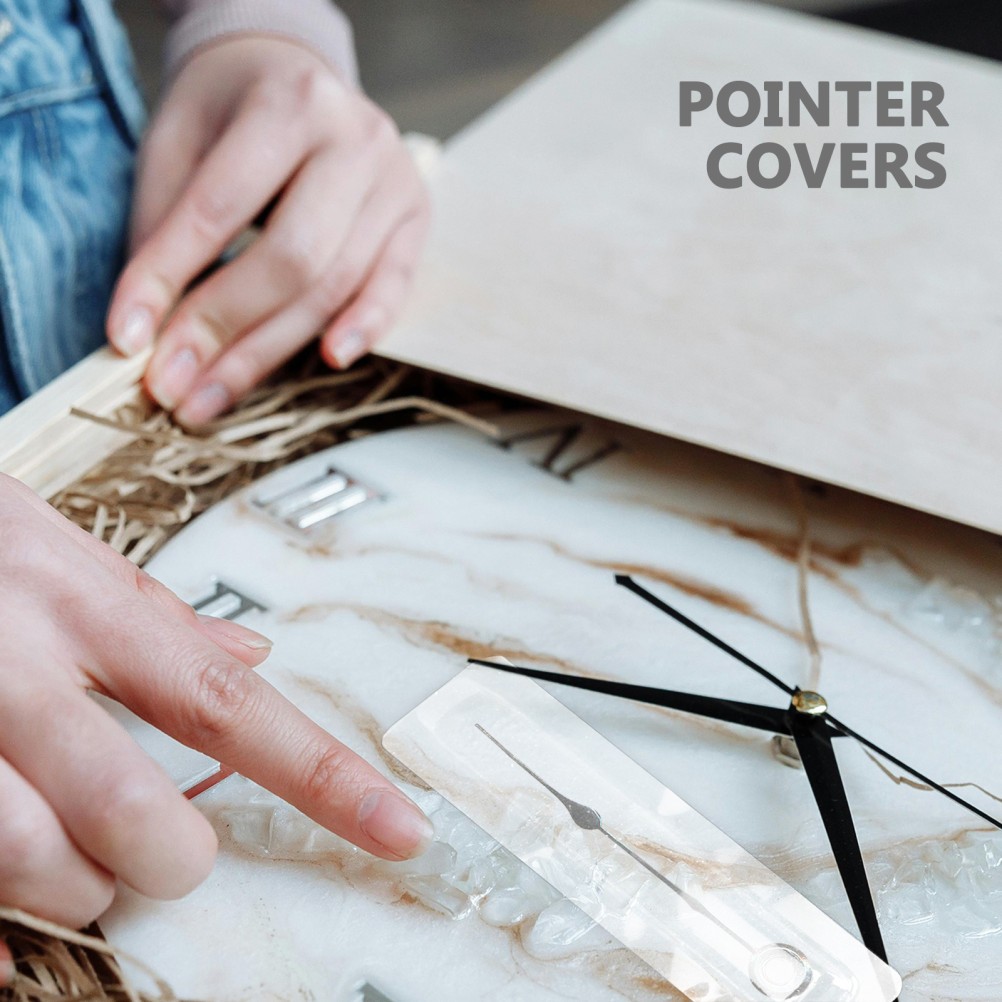 20 Pcs Clock Pointer Protective Cover Plastic Box for Wall Clock Hands