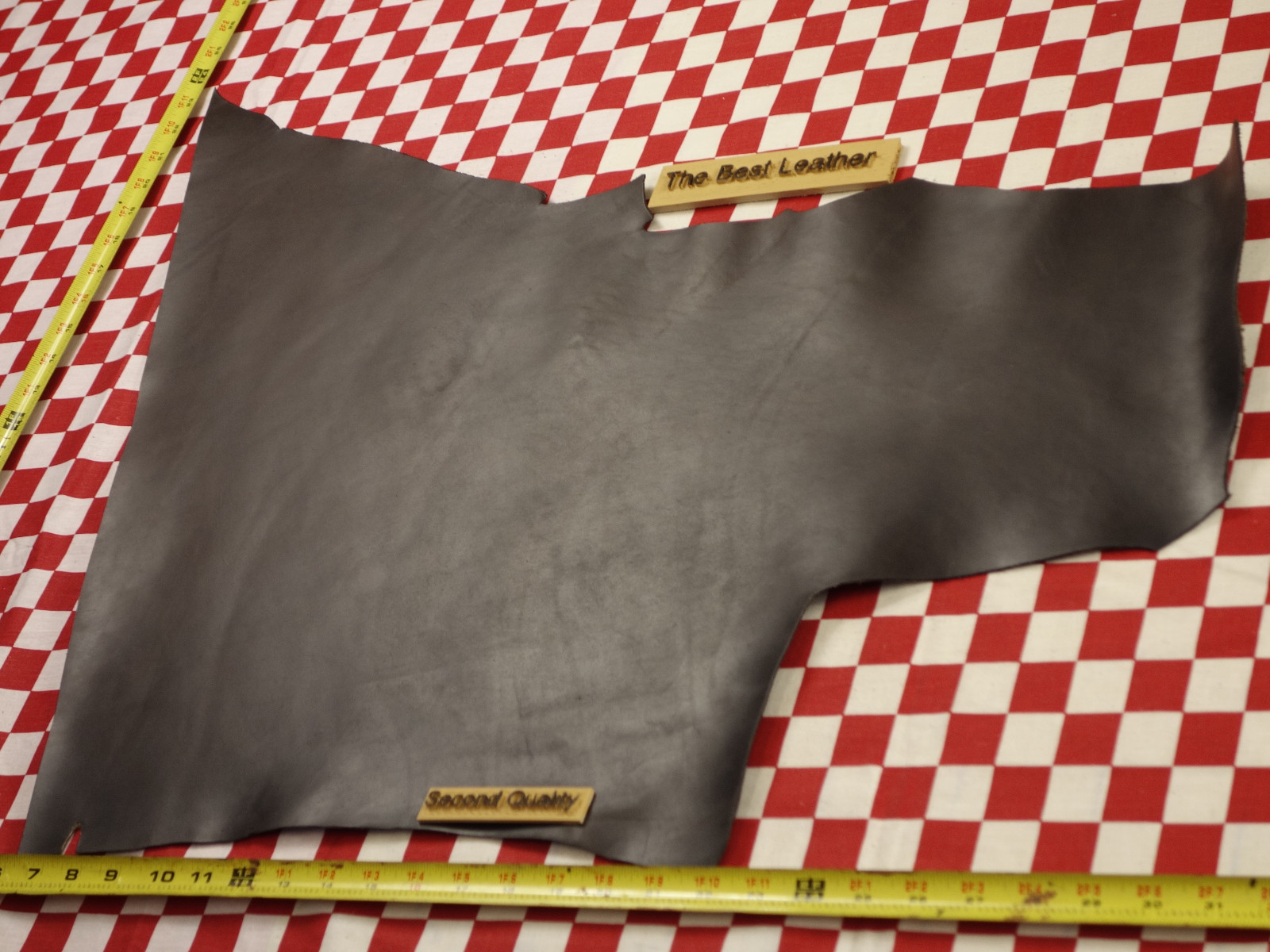 AUTHENTIC HORWEEN CHROMEPACK 4 Oz. LEATHER HIDE 26x24" NAT. QUALITY