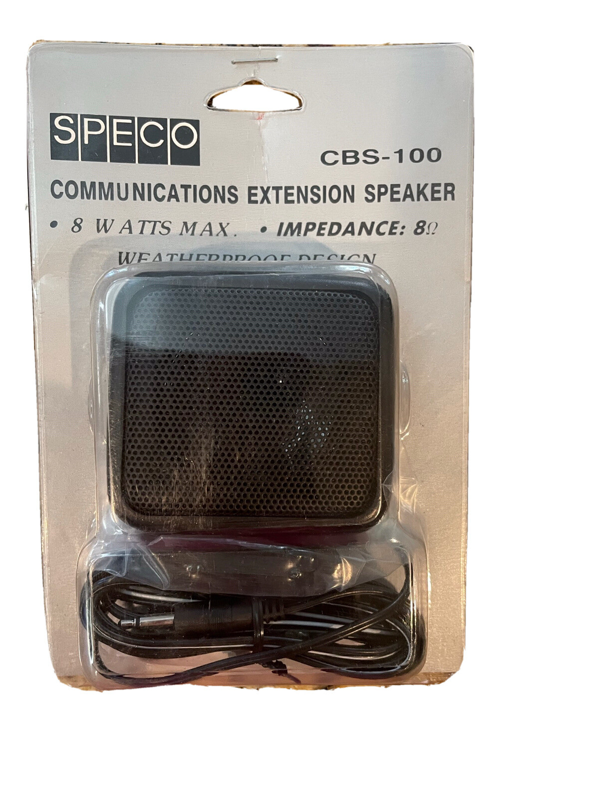 Speco CBS-100 Communications Extension Speaker/weatherproof Design New Package