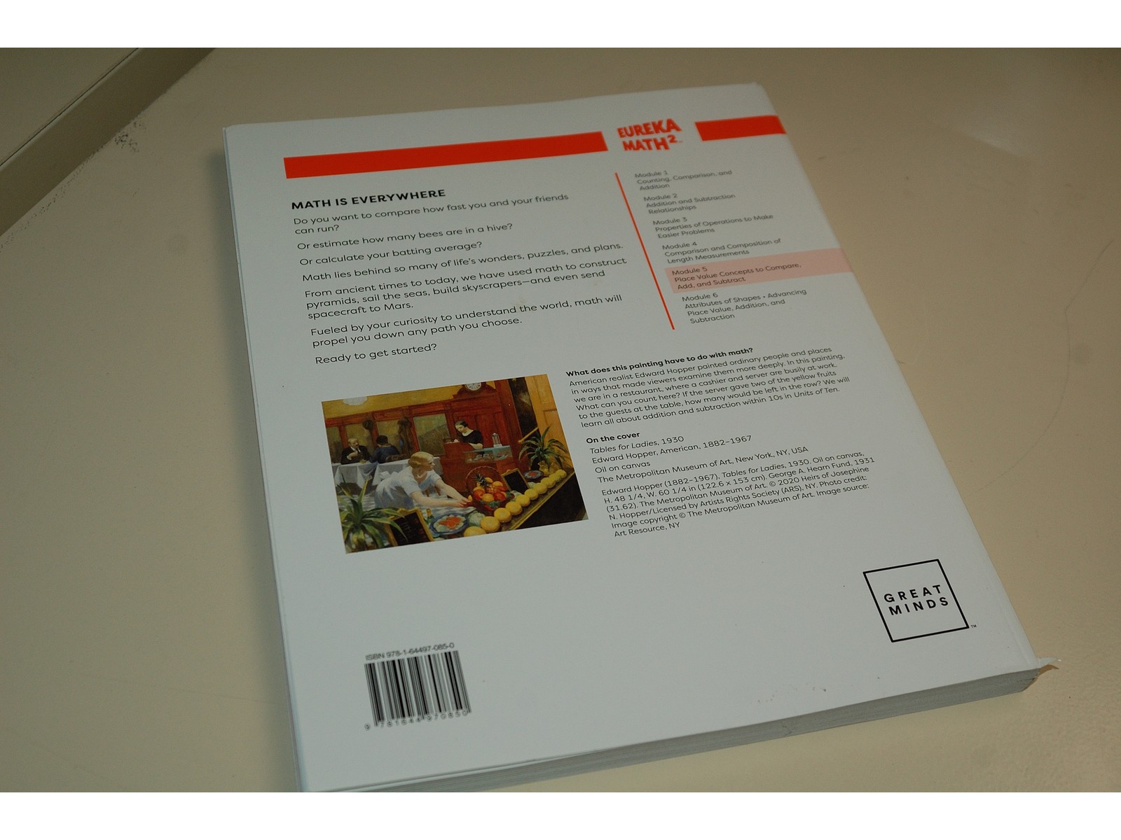 Eureka Math² Squared Grade 1 Module 5 Learn Student Book - Weight: 17.99 oz.
