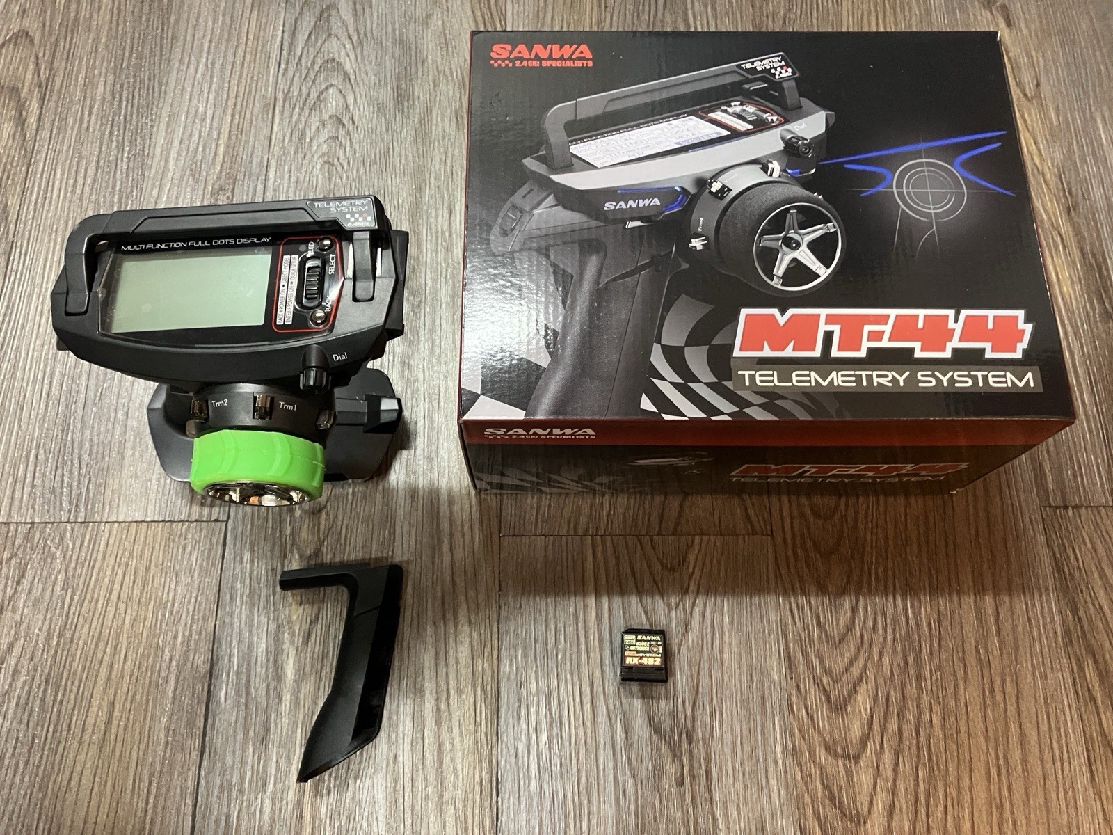 Sanwa MT-44 Transmitter RX-482 Receiver Protek 3000mah Battery