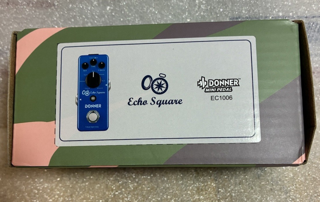 Donner Echo Square Digital Delay/Echo Mini Pedal EC1006