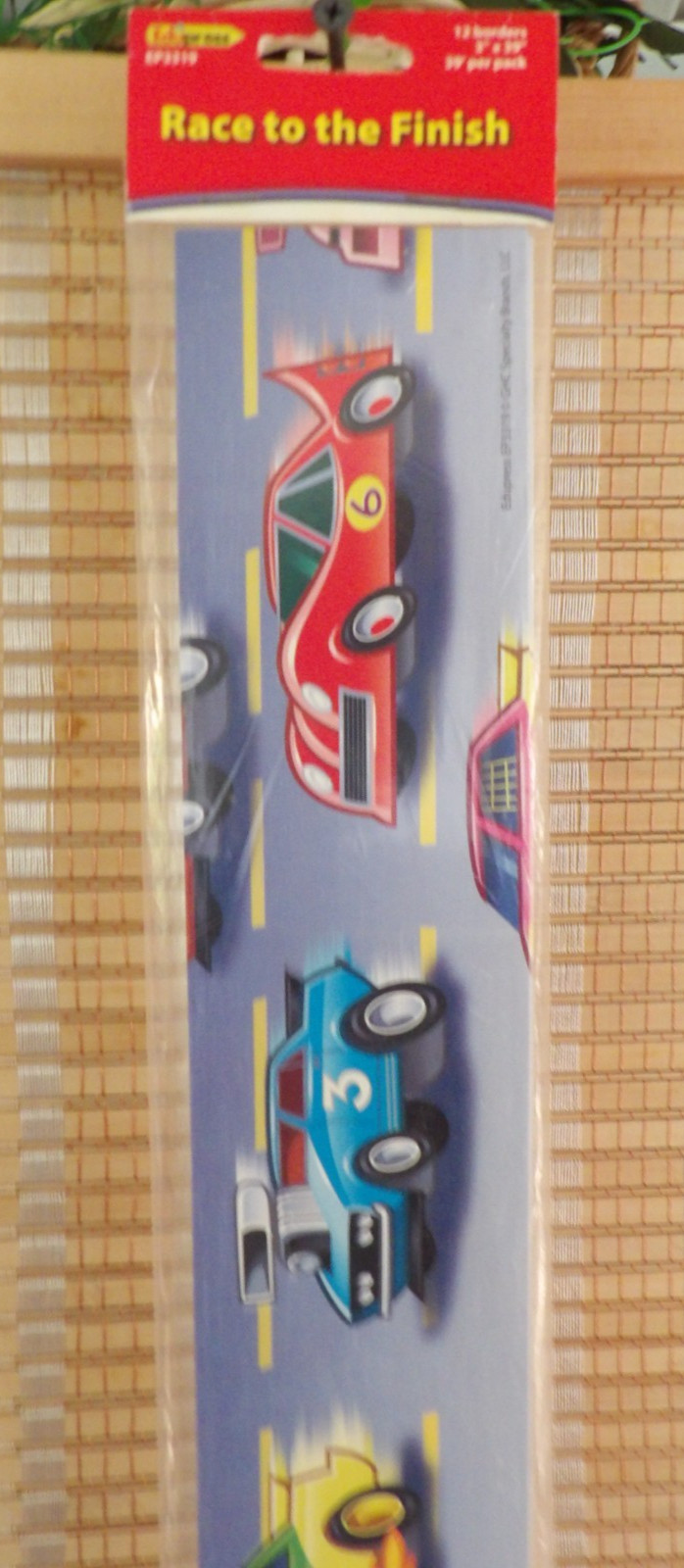 Race to the Finish Border 3"x39" (12 Borders 39' Per Pack) Edupress 3319