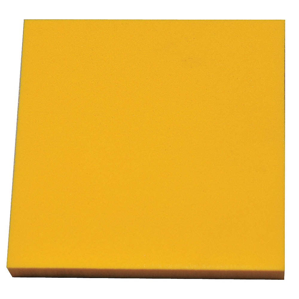 GRAINGER APPROVED 1001321Y Polyethylene Sheet,L 24 in,Yellow 30WM62