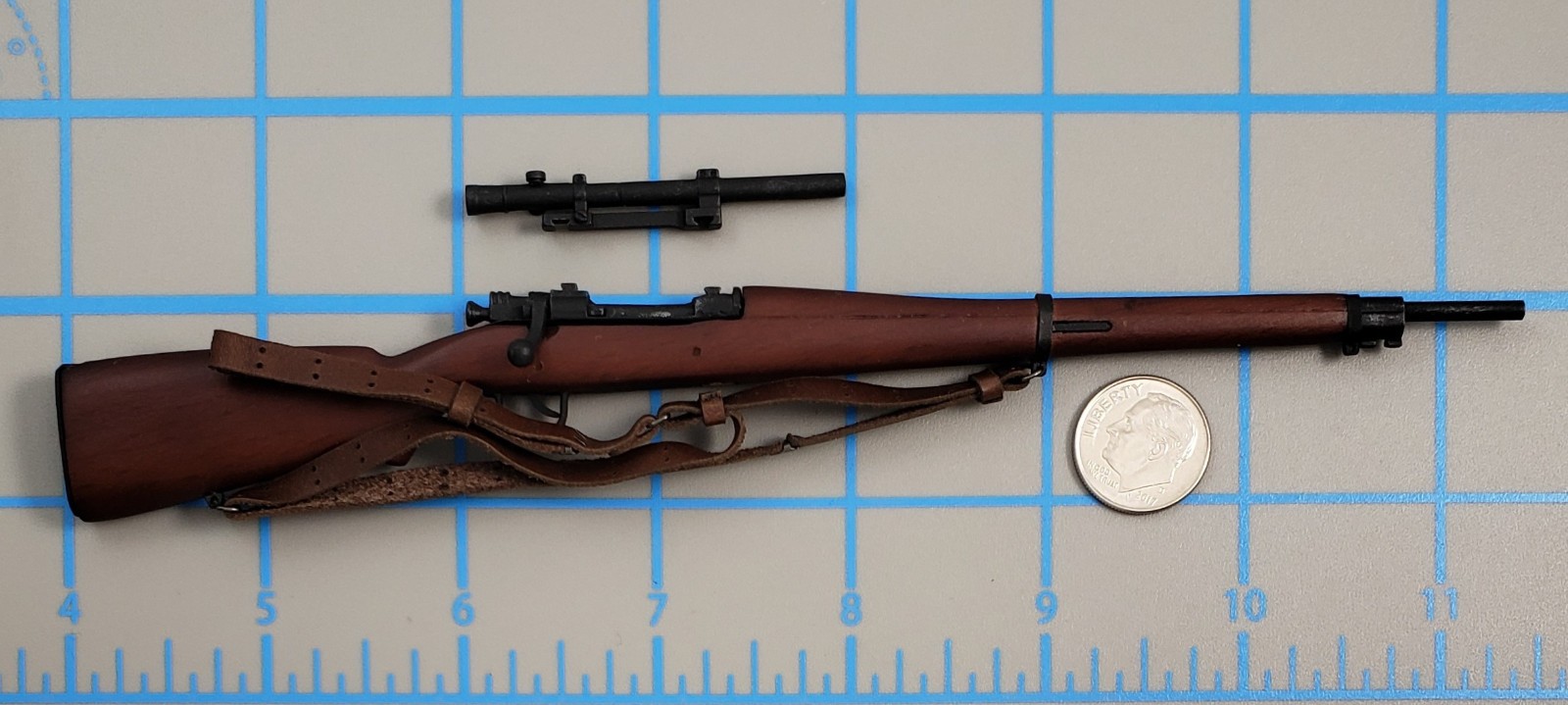 DID WWII Ranger 2nd battalion pvt Jackson wood & metal sniper rifle 1/6 scale